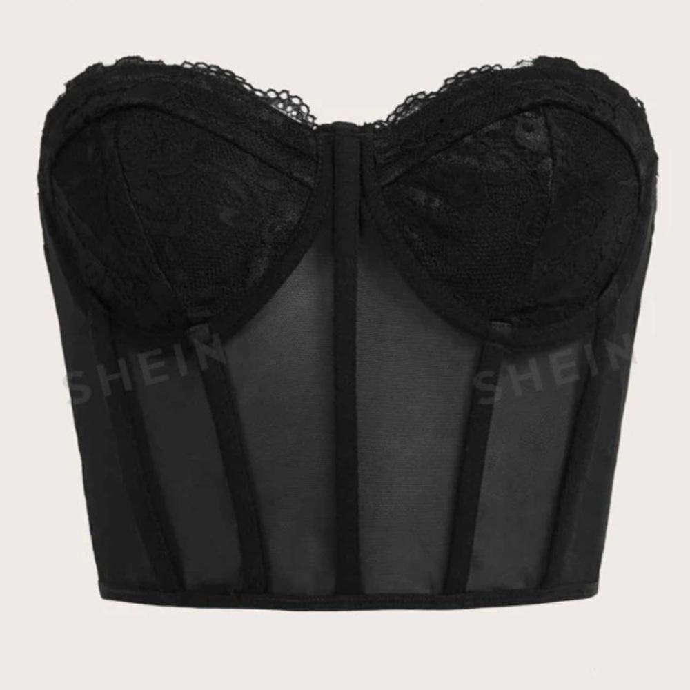 Black corset top xsmall